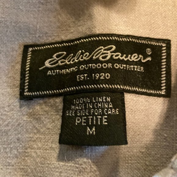Eddie Bauer authentic outdoor outfitter linen jacket - Picture 2 of 2